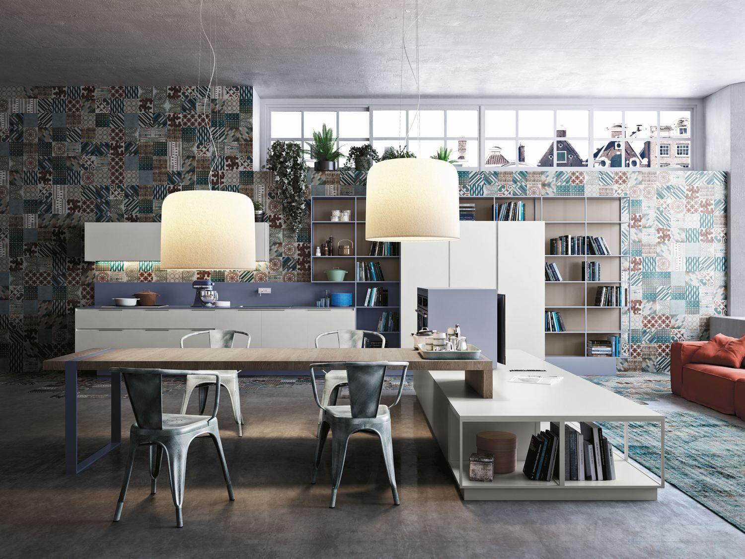 Virtuve loft stilā – interjers ar šarmu